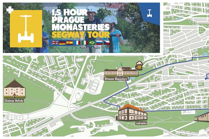 1.5h Small Group Segway Tour & Free Taxi Transfer ️with PragueWay - What the $70.94 price really covers