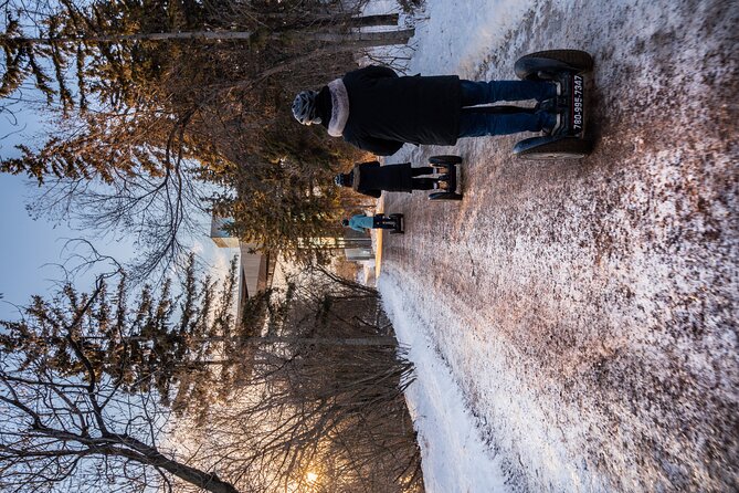 1-Hour Edmonton River Valley Segway Tour - Getting comfortable before the ride