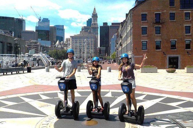 2 Hour Boston Segway Tour - A surprising stop at the Molasses Flood plaque