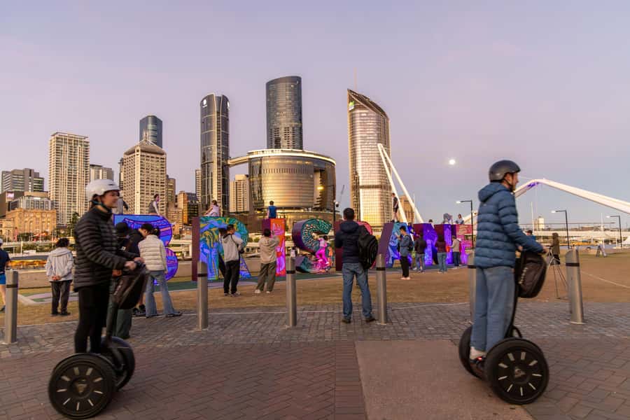 2 hour Brisbane Segway Afternoon & Sunset Thrill Tour - Kurilpa Bridge and Brisbane’s river views