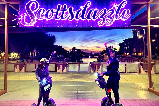 2 Hour Segway Tour - Scottsdazzle Holiday Lights & Sunset - Old Town Scottsdale gives the tour its character
