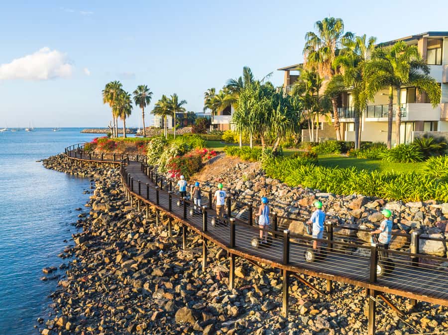 Airlie Beach: 3-Hour Sunset Segway Tour with Dinner - Starting in Airlie Beach with a proper Segway lesson