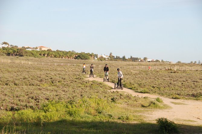 Albufeira - Salgados Reserve Segway Tour - Riding Toward Praia da Galé West and East