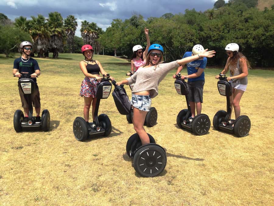 Auckland: Devonport Village Segway Tour - Learning to ride at Victoria Wharf