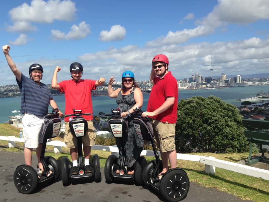 Auckland: Segway Tour to Mount Victoria - Learning to ride before the tour begins