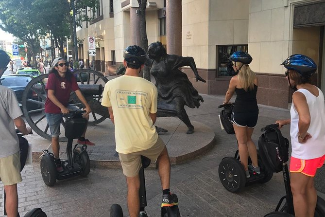 Austin Sightseeing and Capitol Segway Tour - The Warehouse Entertainment District shows modern Austin