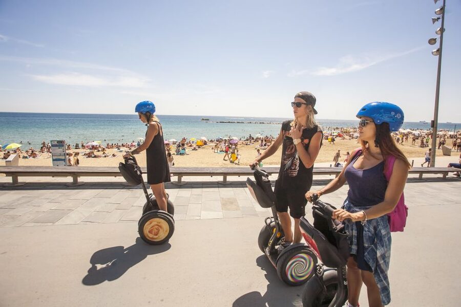Barcelona: 3-Hour Segway Sightseeing Tour - The Olympic Port and beaches beyond the city center