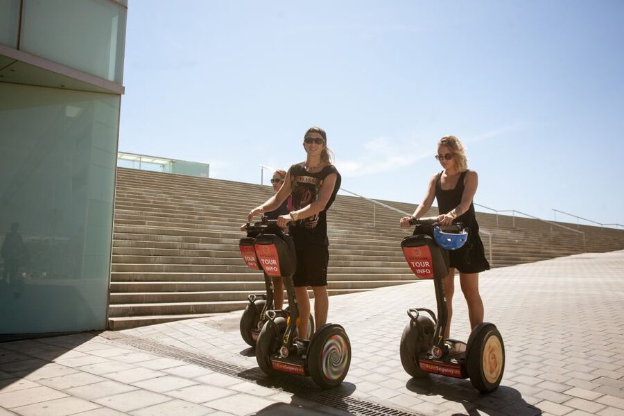 Barcelona: City Highlights Guided Segway Tour - Group size, language, and riding rules