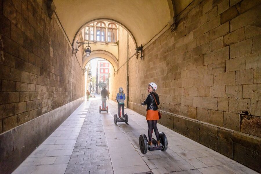 Barcelona Grand 2-Hour Segway Tour - Getting comfortable on the Segway