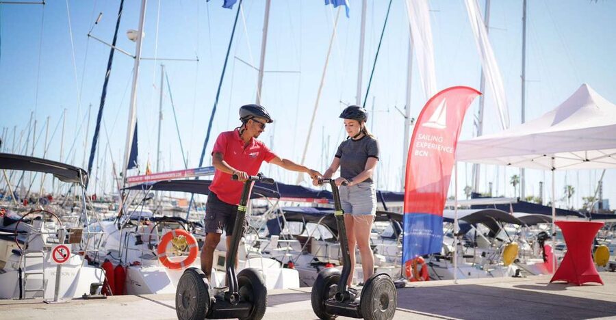 Barcelona: Segway Tour & Sailing Experience - Ciutadella Park, Arc de Triomf, and the Zoo