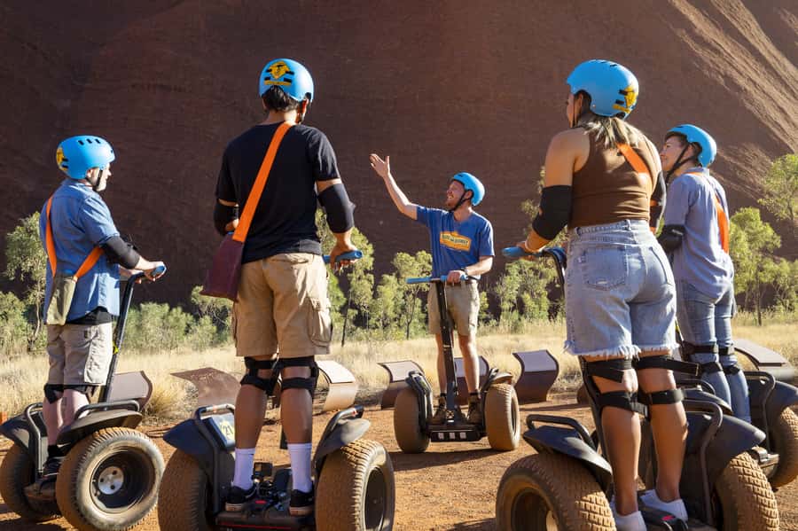 Best of Uluru - Segway and Walking Tour - Learning the Segway before Uluru