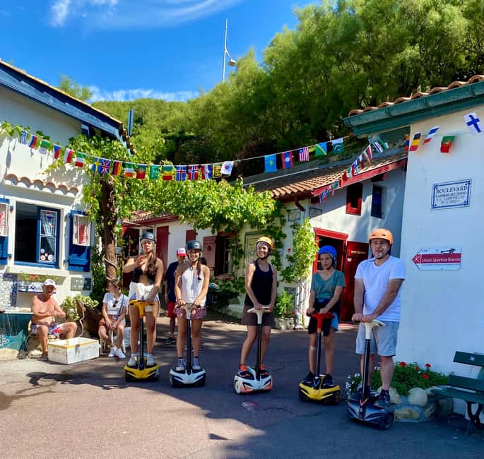 Biarritz happiness: Guided tour by Segway/e-bike + Pala - Meeting in the Public Garden