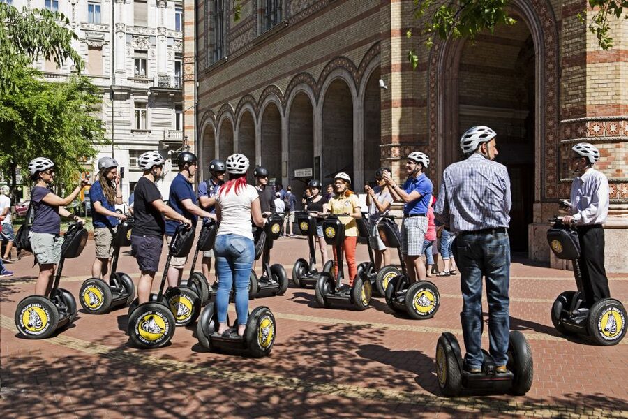 Budapest: Private Guided Segway Tour - Learning to ride before the city tour