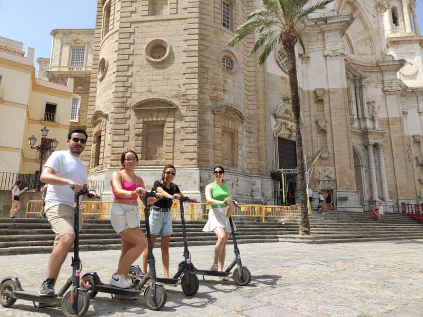 Cadiz: 1.45H Guided Segway/eScooters/EBikes for Big Groups - Practical tips for a smoother ride