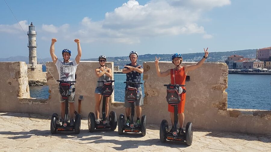 Chania: Old City & Venetian Harbor Discovery on Segways - The first 20 minutes: learning to ride safely