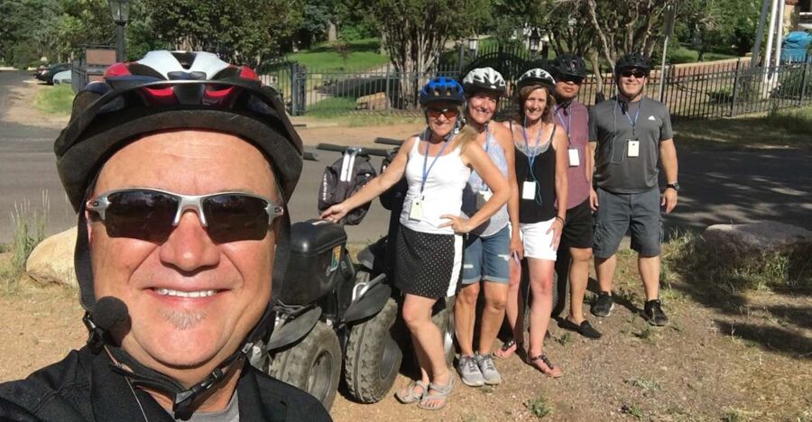 Cheyenne Cañon Art and Nature Segway Tour - Getting comfortable on the Segway