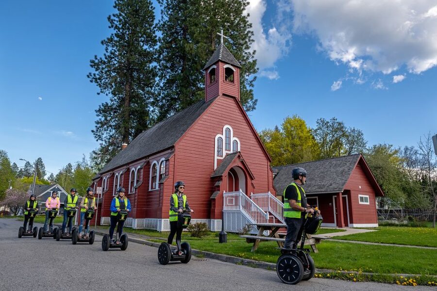 Coeur d'Alene: City Highlights Segway Tour - Along the shoreline to City Park