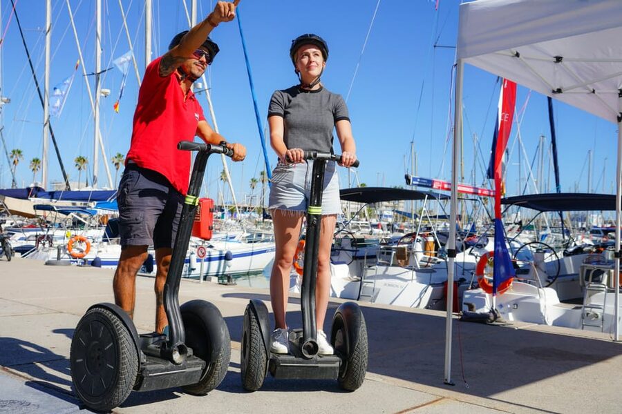 Discover Barcelona with a Guided Segway Tour - Columbus Monument and the start of La Rambla