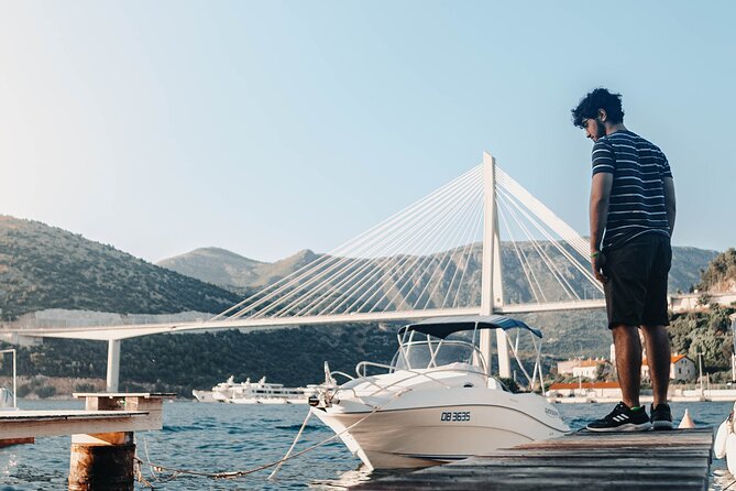 Dubrovnik Hidden Bays and Promenade Segway Guided Tour - Coral Beach Club and views toward the Elaphiti Islands