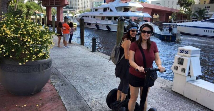 Fort Lauderdale: Famous Yachts and Mansions Segway Tour - Starting with Segway training behind the meeting point