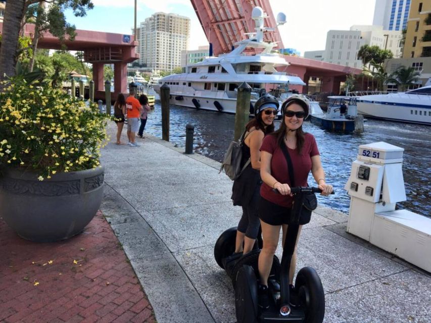 Fort Lauderdale: Famous Yachts and Mansions Segway Tour - Useful details to know before riding