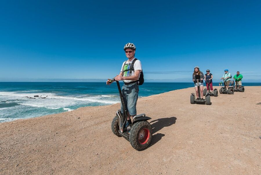 Fuerteventura: Segway Tour around Playa de Jandía - Crossing different ground on the longer option