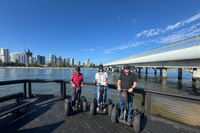 Gold Coast Segway Sightseeing Tour - Marine Parade and the view toward South Stradbroke Island