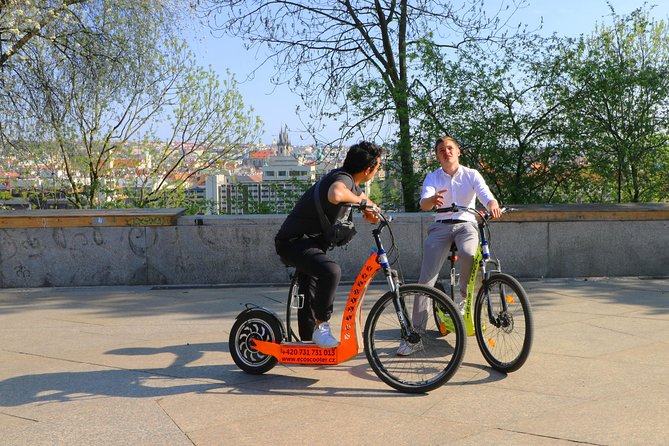 Grandiose half-day guided tour of Prague on Segway and eScooter - Kampa, the Lennon Wall, and Charles Bridge