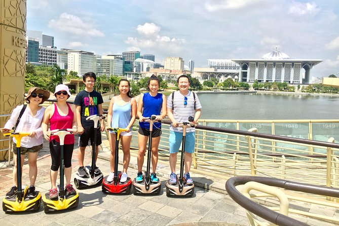 Guided Eco Ride Segway Tour at Putrajaya, City in the Garden - Putrajaya Bridge opens the tour with the big picture
