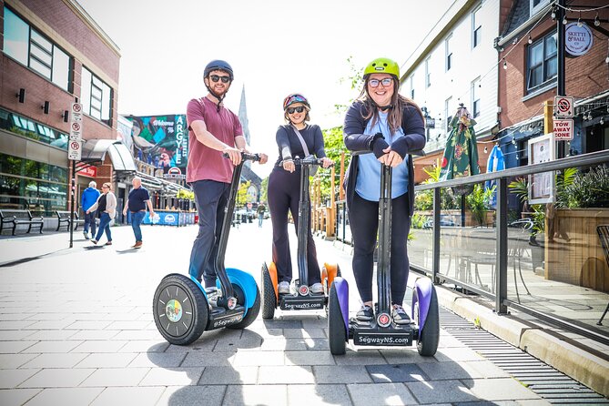 Halifax Segway City Spin - The waterfront boardwalk and Lamp Posts on a Bender