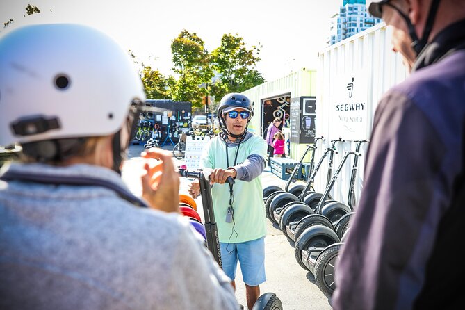 Halifax Segway Experience Explore Landmarks and Scenic Views - Cable Wharf and the harbor ships