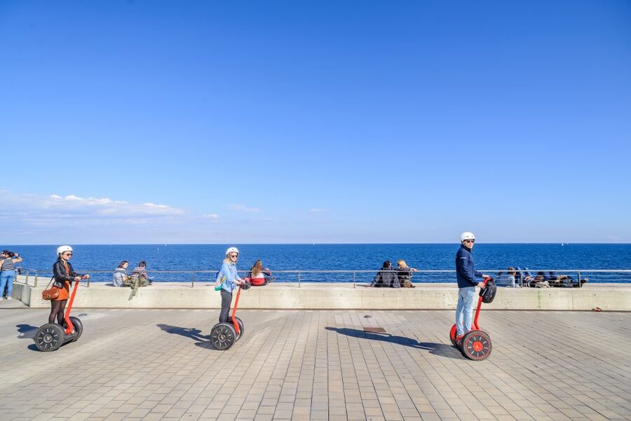 Intro Segway Tour Barcelona 1h - Getting oriented at Carrer dEn Rull 2