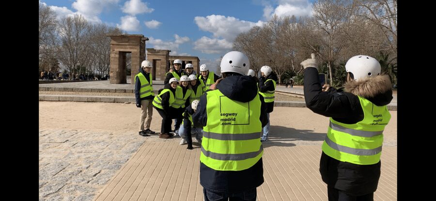 Madrid: City Center Segway Tour & Casa de Campo - Learning the Segway before Plaza Mayor