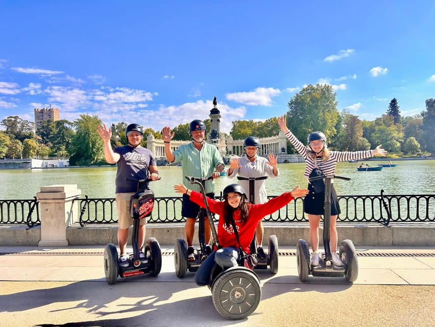 Madrid: Iconic Retiro Park Segway Tour - The Fallen Angel and the Rose Garden
