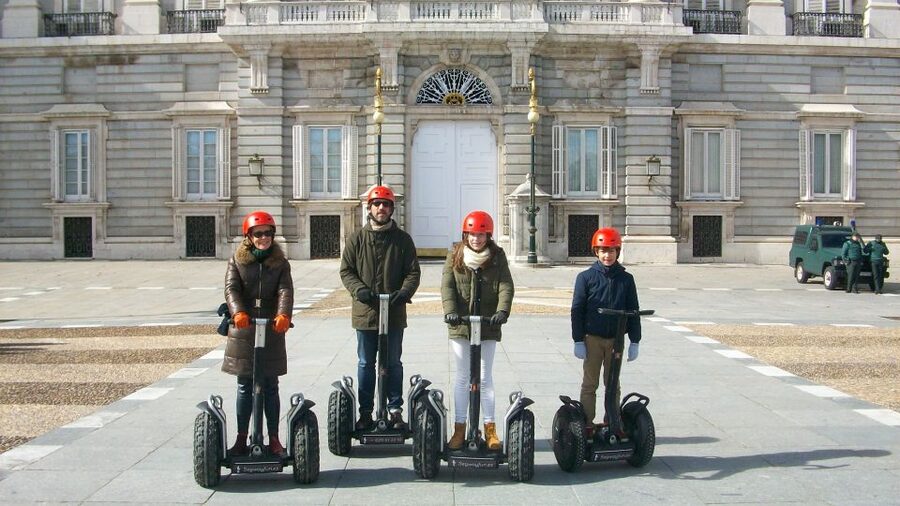 Madrid Private Segway tour. Retiro Park - Centro Historico - Puerta del Sol, Santa Ana, and the newer city