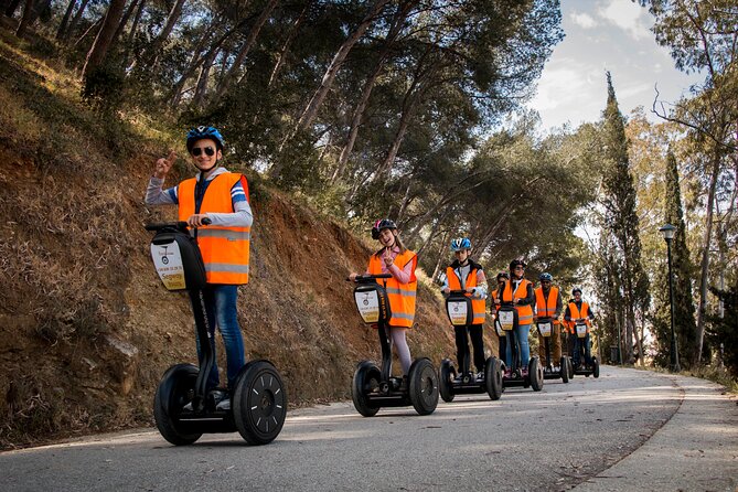Malaga Shore Excursion: City Segway Tour - Riding toward Gibralfaro Castle