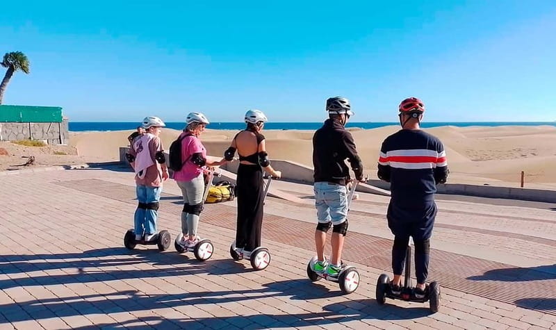 Maspalomas: 1 Hour Segway Sightseeing Tour - Learning to control the Segway