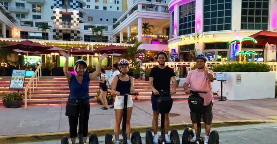 Miami: South Beach Panoramic Nighttime Segway Tour - Getting comfortable on the Segway