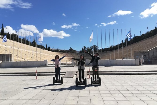 Modern Athens City Segway Tour - Learning to ride before the city ride begins