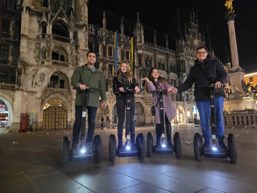 Munich: Guided City Highlights Night Tour by Segway - The English Garden, Chinesischer Turm, and Eisbach surfers