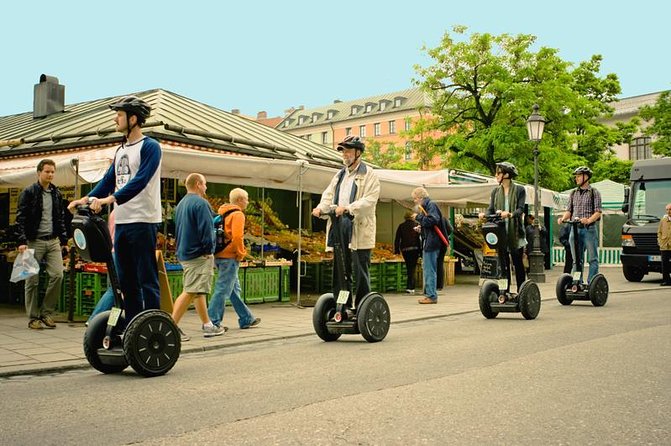 Munich Segway Tour - Learning to ride before Hofgarten
