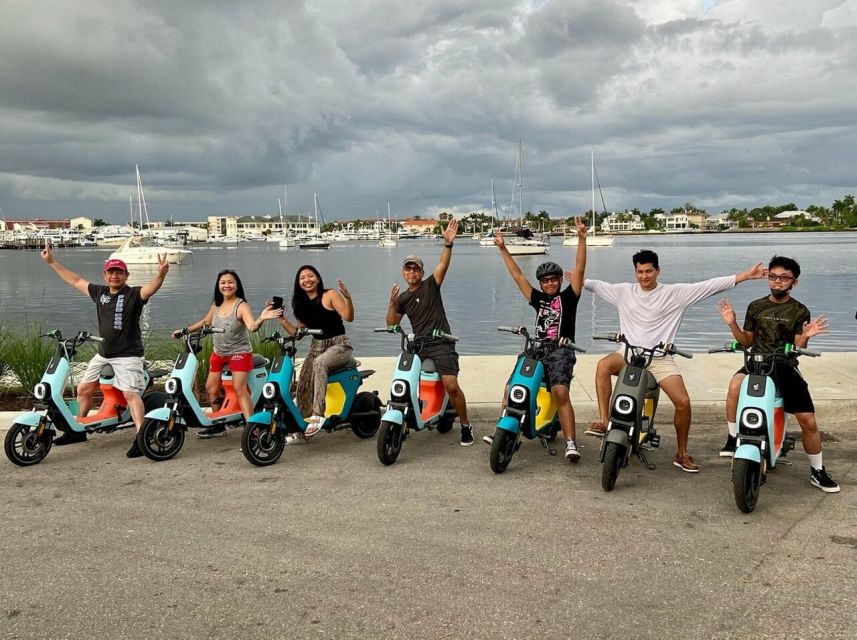 Naples, Florida - Segway Electric Moped Tour - Family Fun - The Naples Pier and white-sand Gulf beach