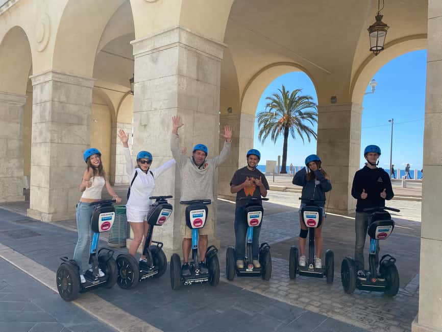 Nice: Guided Segway Tour - Rolling beside the blue chair and the sea