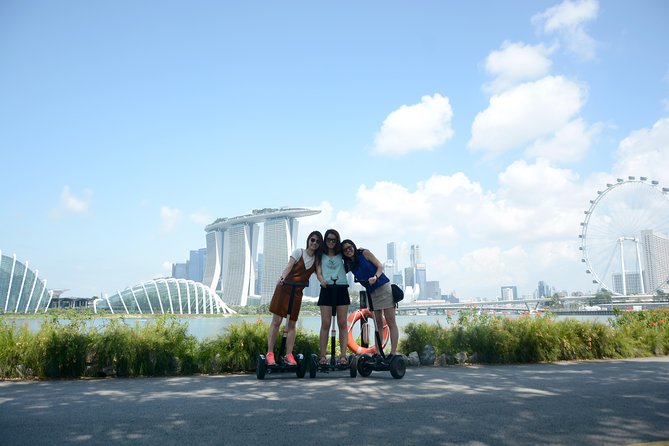 O-Ride Singapore Marina Bay Sands Mini Segway Tour - The Indoor Stadium and the first easy miles