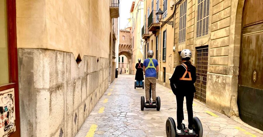 Palma: Private Guided Segway Tour - Getting comfortable on the Segway
