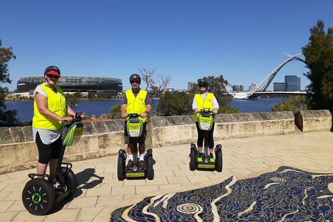 Perth East Foreshore and City Segway Tour - Bell Tower views and the first riverfront ride