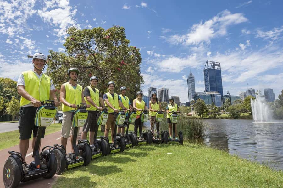 Perth Riverside Segway Tour - John Oldham Park adds a splash of nature