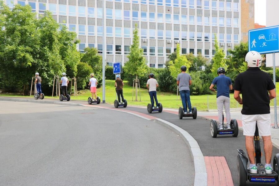 Prague: Castle District Segway Tour - Learning the Segway before the sightseeing begins