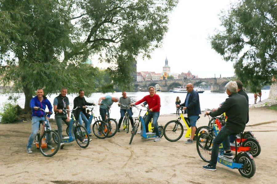 Prague: Grand Segway and eScooter Live Guided City Tour - Petřiny, Strahov, and Prague’s upper viewpoints