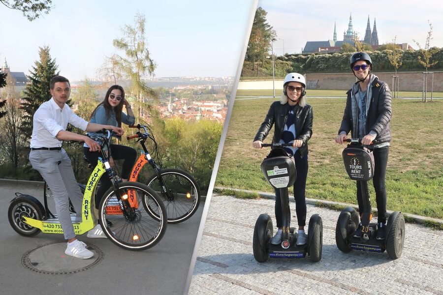 Prague: Half-Day Guided Tour by Segway and E-Scooter - Kafka Museum, the narrowest alley, and the river